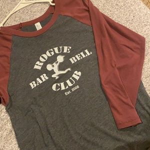 Rogue baseball T size small